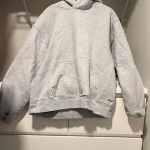 TNA SweatFleece Light Gray Hoodie